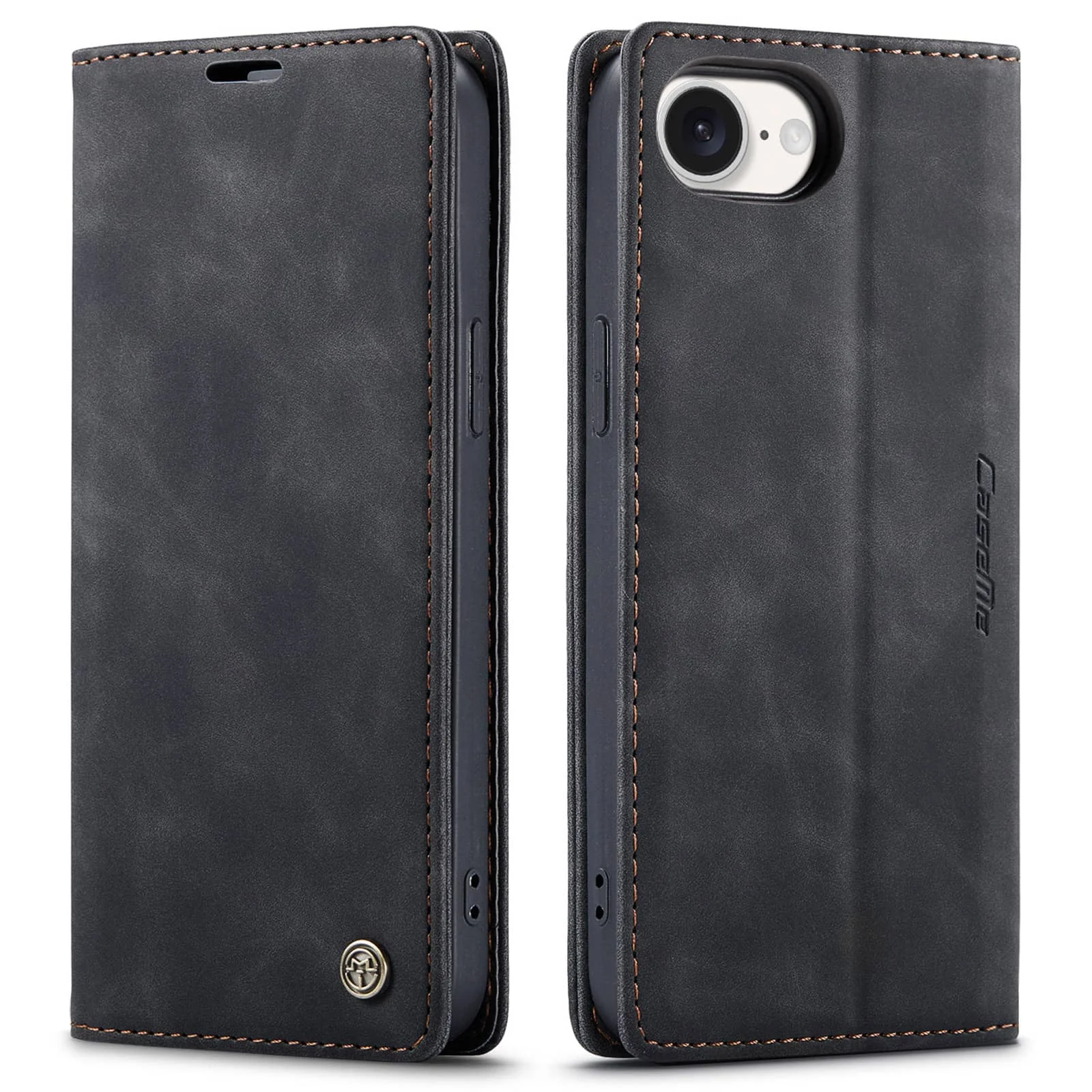 Leather Flip Wallet Case with Card Holder & Kickstand – Magnetic Folio Cover, Shockproof & Durable