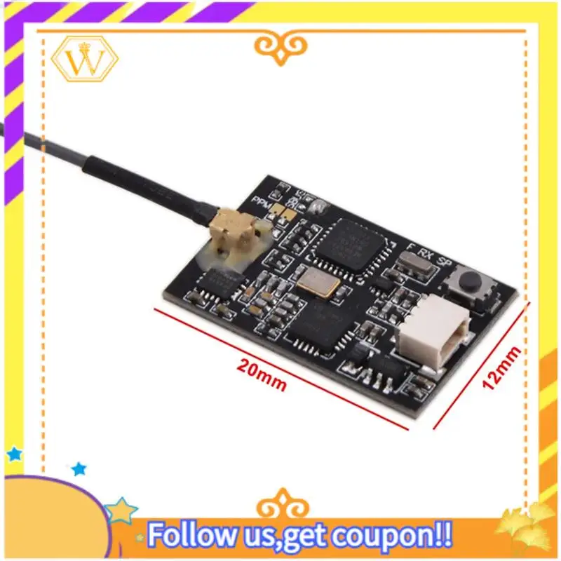 Latest-MRF8CHA 2.4G AGF For Frsky 8CH Output SBUS Mini D8 Receiver Module