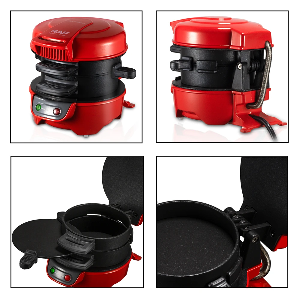 Household Breakfast Machine Electric Burger Sandwich Maker Non Stick Bread Toaster Grill Baking Pancake Egg Cooker Waffle Maker 3