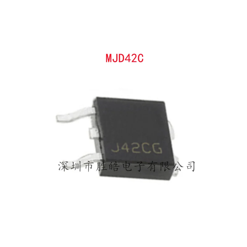 

(10PCS) NEW MJD42CT4G MJD42C J42CG TIP42C SOT-252 TO-252 Integrated Circuit