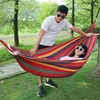 Single Wide Thick Canvas Hammock Outdoor Camping Backpackaging Leisure Swing Portable Hanging Bed Sleeping Swing Hammock 3