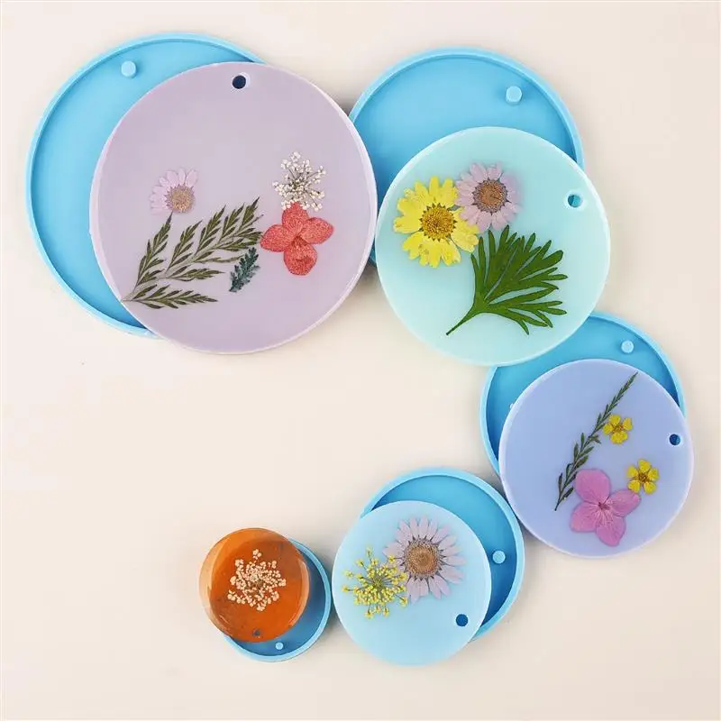 Christmas Ball Pendant UV Epoxy Resin Molds Handmade Keychain Silicone Mould DIY Crafts Jewelry Decorations Casting Tools