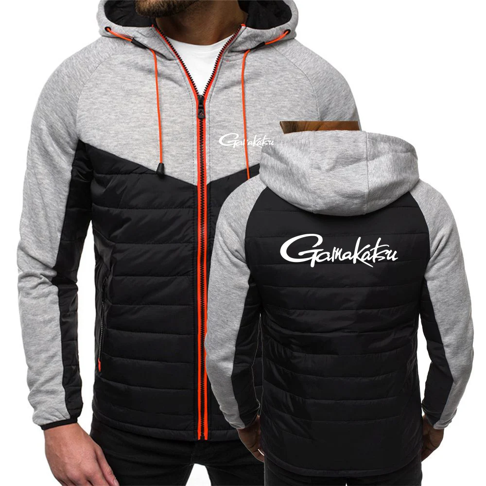 Cotton Padded Hooded Jacket For Men Autumn Winter