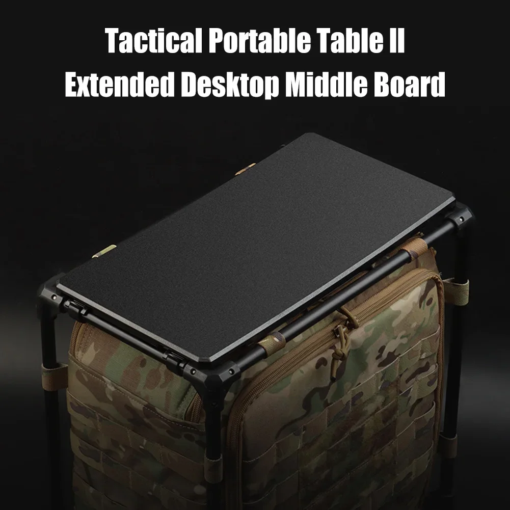 

New Portable Tactical Office Table Camping BBQ Hunting Lightweight Durable Easy Installation Lightweight Extended Desktop