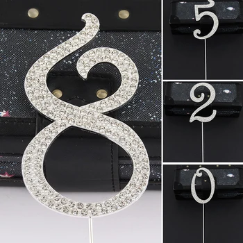 Glitter Number Cake Topper 1