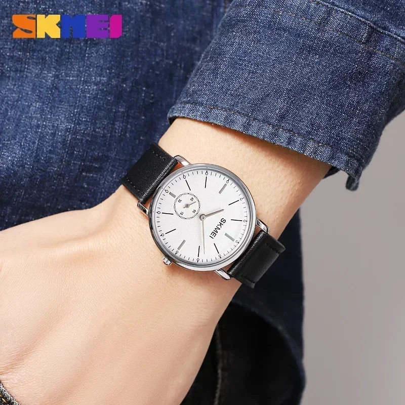 SKMEI 2308 Luxury Waterproof Quartz Watch for Men Chronograph Shockproof Sports Mens Wristwatches Clock Relogio Masculino