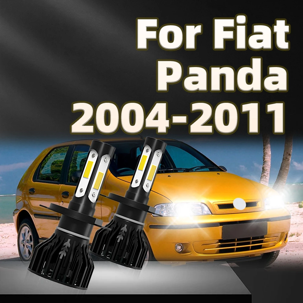 

LED Auto Car Headlight H4 130W 6000K Automobile Bulb For Fiat Panda 2004 2005 2006 2007 2008 2009 2010 2011