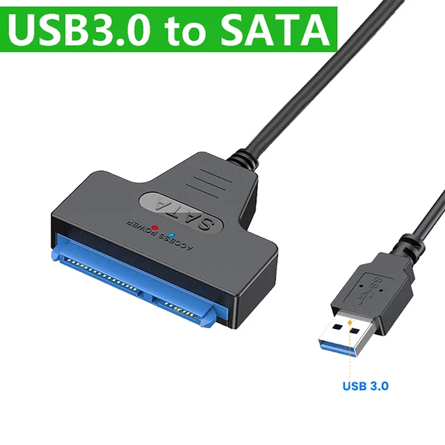Usb 3.0 Sata 22 Pin 2.5 Hard Disk Driver Ssd | Usb 3 Cable Converter Hdd  Sata - 7 15 - Aliexpress