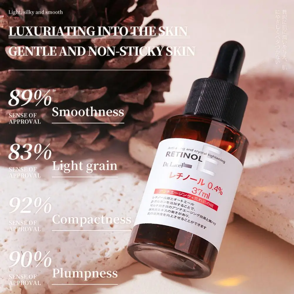 

Retinol Face Serum Moisturizing Whitening Firming Fade Fine Lines Anti-wrinkle Anti-aging Deep Care Essence 37ML