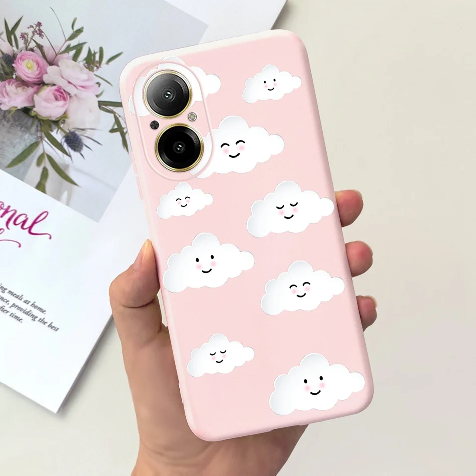 Fashion Moon Pattern Soft Silicone Protective Back Cover