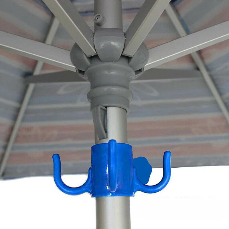 Beach Umbrella Hook Hanging Camping Trip Four Corner Hook Clasp for Towels Bags Hats Tent Accessories