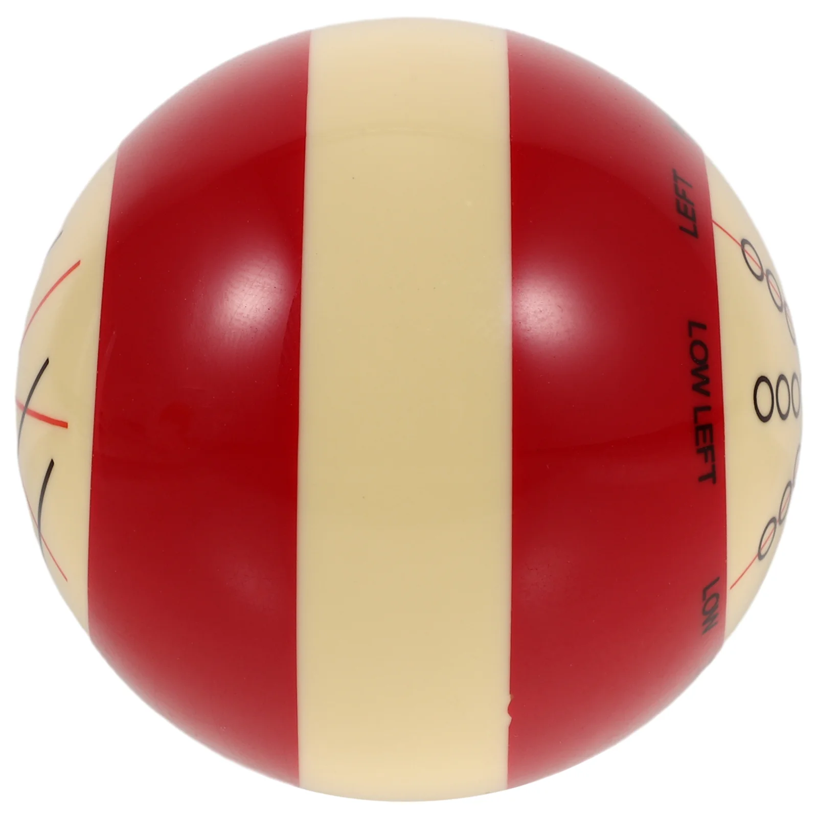 

Resin Billiard Ball Reusable Billiard Ball Large Pool Ball with Dots Pattern Cue Ball Billiard Training Equipment for Training