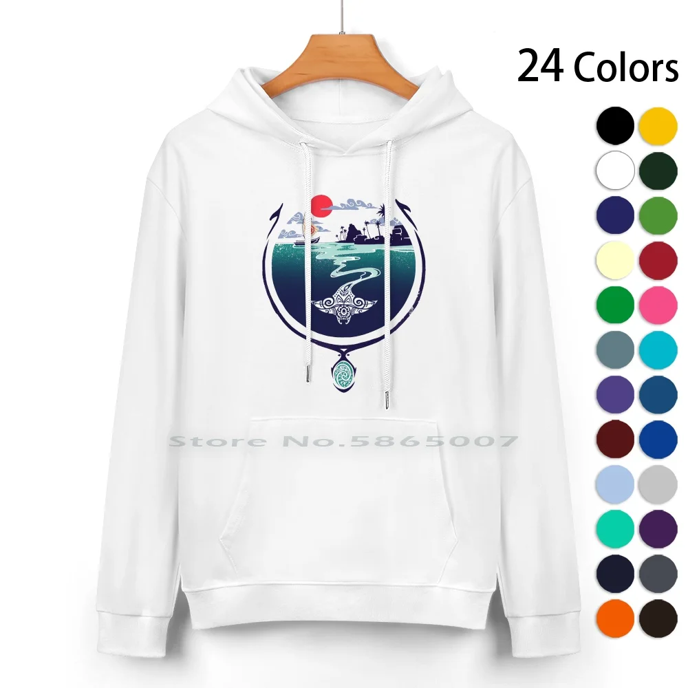 Fino A Che Punto I Go Maglione Con Cappuccio In Puro Cotone 24 Colori Moana Vaiana Film Pelicula Mantarraya Maui Ni?Os Bambino Cute Ship Viaje