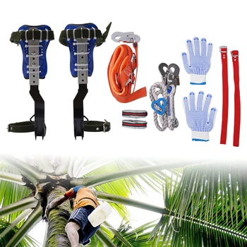 Tree Climbing Tools Adjustable Portable Tree Climbing Gear Kit Climbing Gear with Harness and Leash 2