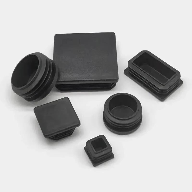 Square Table Chair Leg Protection Pad Black PE Material Furniture Antislip Wear-resistant Foot Pad Silent Protect Floor Leg Cove