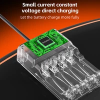 PHOMAX 2/4 Slots AA AAA Rechargeable Battery Charger For Ni-MH/Ni-Cd Rechargeable Battery Charging 1.2V Universal Battery Charge 2
