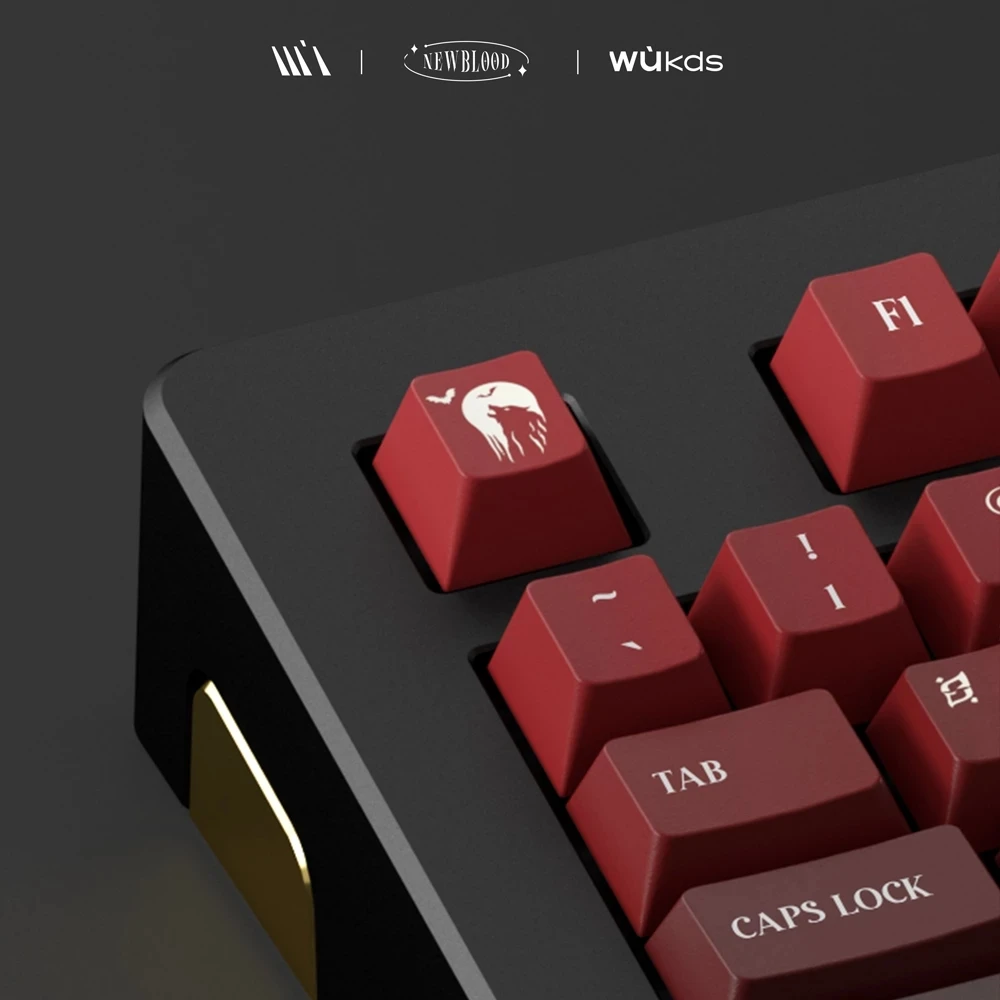 Gmk-bloed Keycaps Conjunto para Teclado Mecânico Dye Sublimação Pbt 152 Chaves Perfil Cereja Gateron Kailh Outemu - Imagem 3