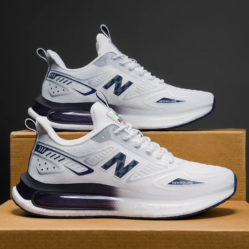 أحذية رياضية للرجال شبكة تنفس مريحة الرياضة في اله...