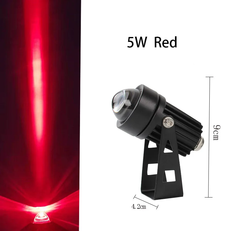 5W red