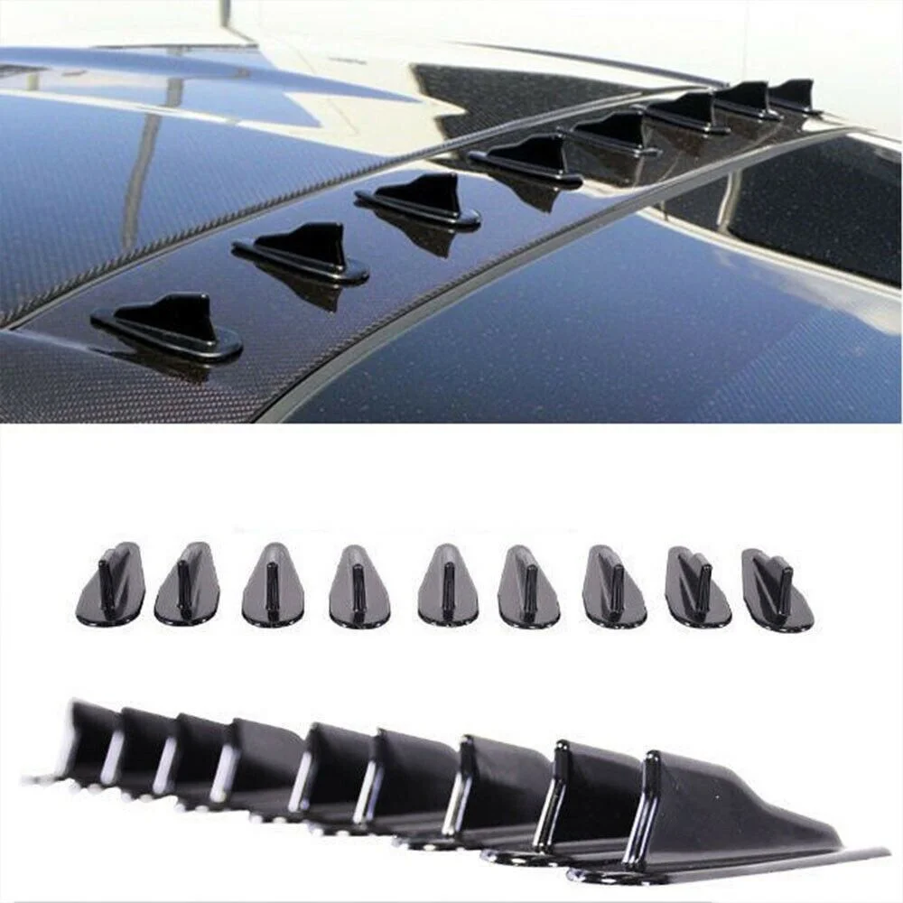 Universal 92cm Auto Hecks toß stange Spoiler 6 Fin Shark Fin Style Auto  Hecks toß stange Lippen Diffusor Spoiler Aufkleber Schutz Dekoration -  AliExpress