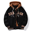 High Quality Baseball Uniform Jacket New Men's Autumn New Trendy Brand All-match Student Hooded Jacket Plus Size Coats Male 8XL 2
