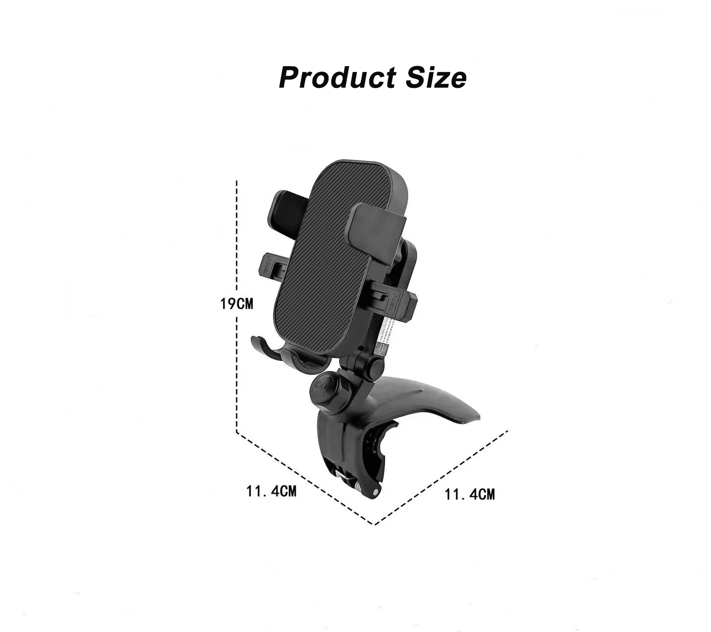 Universal Car Phone Holder Stand Dashboard Car Clip Bracket GPS Cell Mobile Phone Support Phone Mount For iPhone Samsung Xiaomi