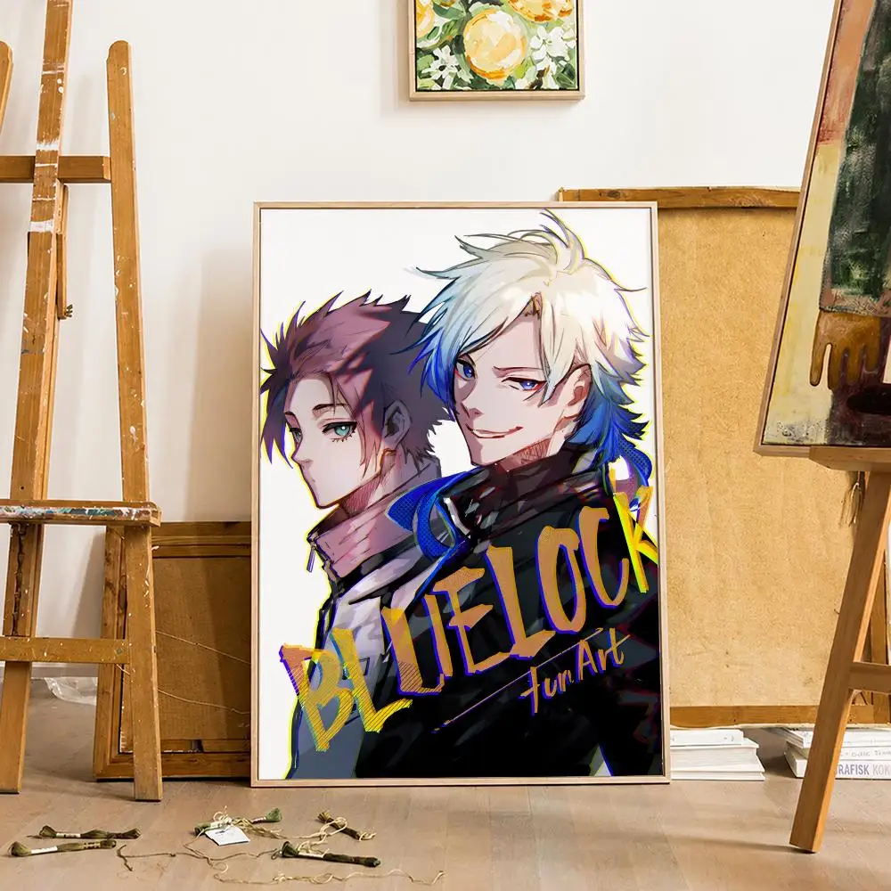 Blue Lock Anime Art Self-Adhesive Waterproof Wall Sticker Decor