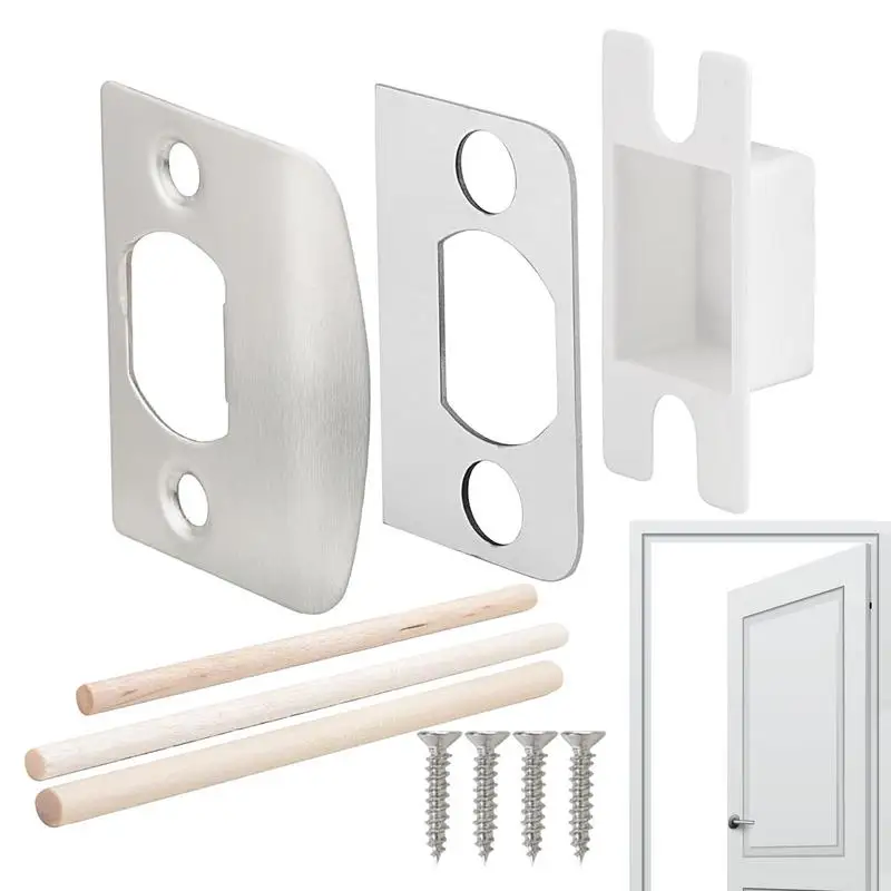 Strike Plates For Exterior Doors Steel Door Lock Security Strike Plate Stainless Steel Door Strike Plate With Shims And Wooden