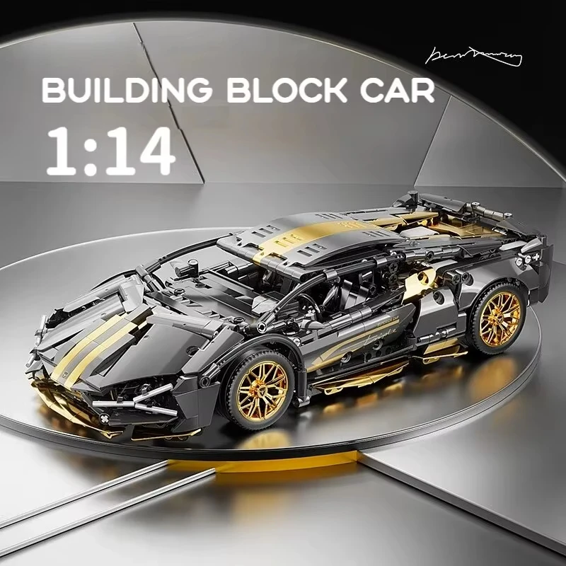 1:14 Scale Sports Car Building Set 2