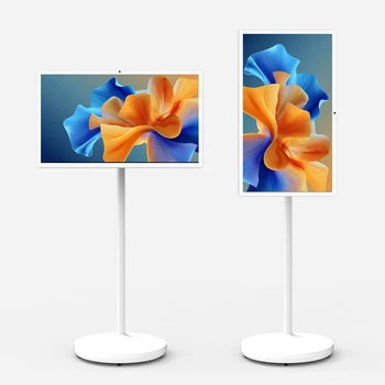 Televisor inteligente Android portátil de 32 pulgadas con batería incorporada, monitor táctil inalámbrico Android, televisor móvil para cocina y dormitorio 1