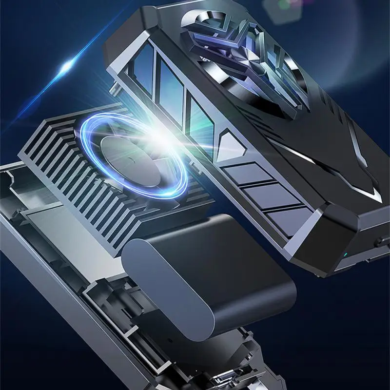 

Перезаряжаемый телефонный портативный фонарь для перезаряжаемого полупроводникового вентилятора быстрого охлаждения с кабелем типа C