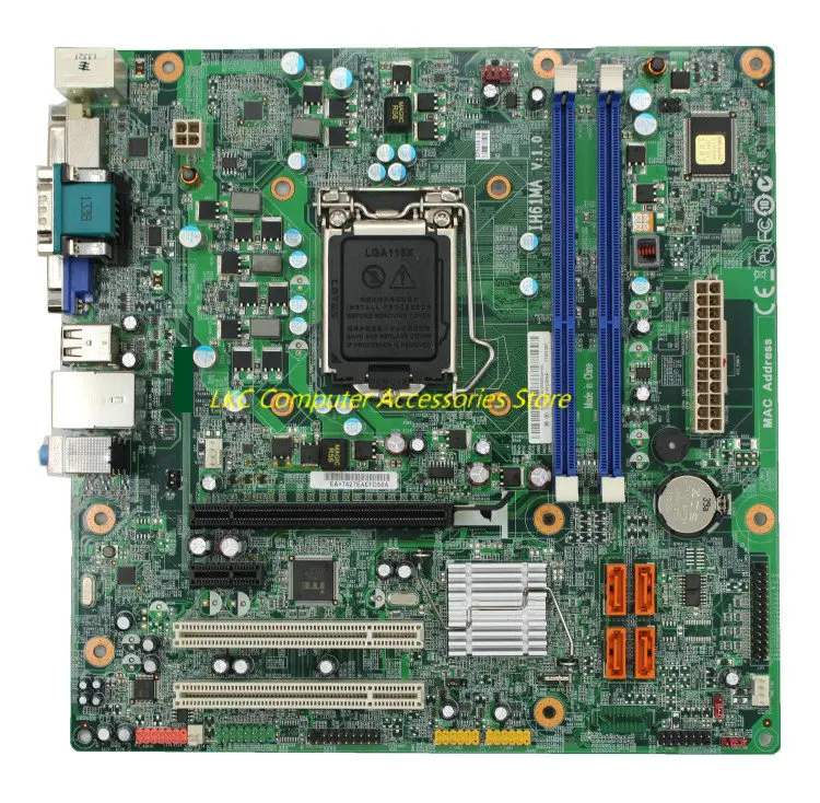 for-lenovo-m4350t-m4360-b4900-t4900d-desktop-motherboard-ih61ma-v-10-h61h2-lm5-lga1155-ddr3-used-mainboard-100-tested