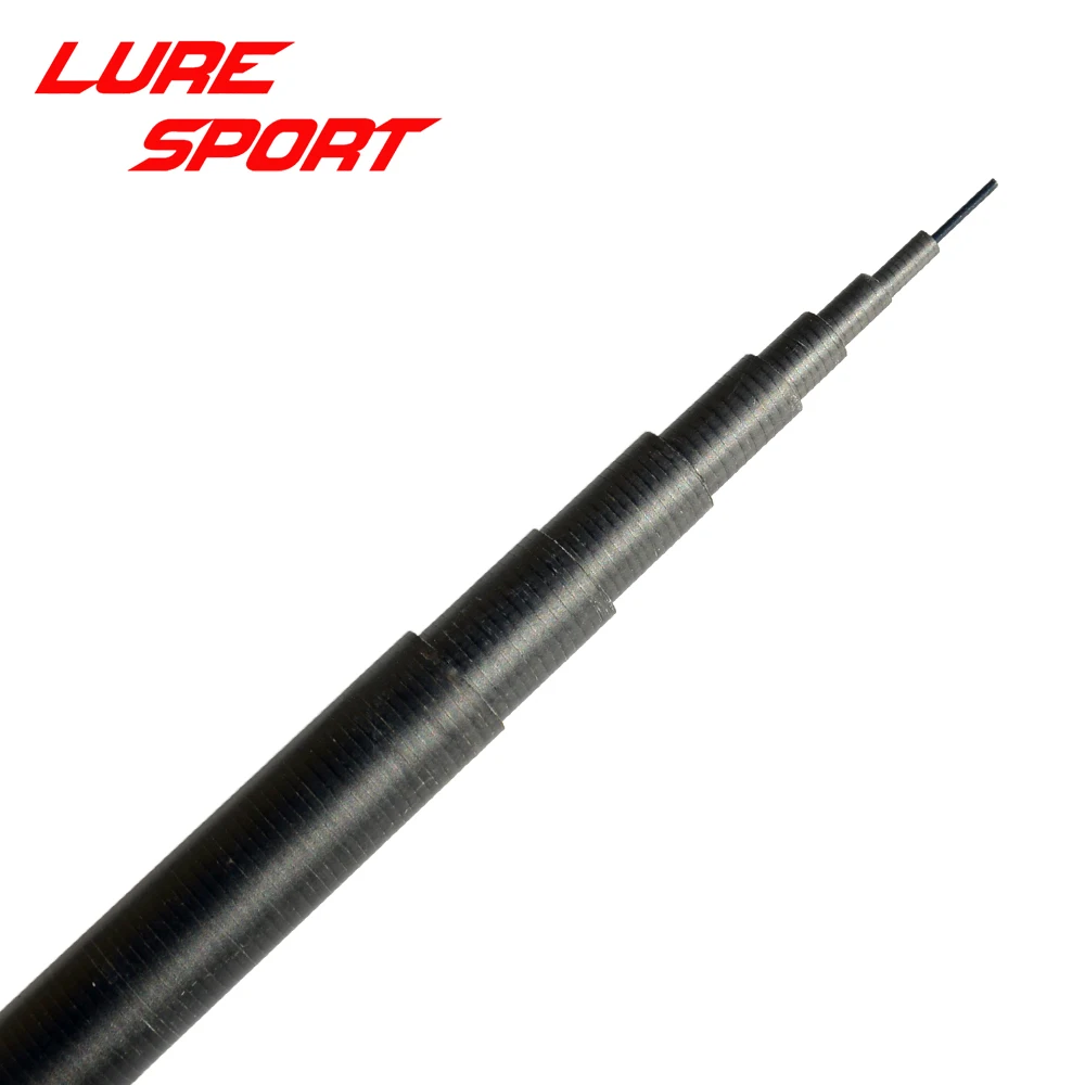 LureSport 2 Sets Matte 1.8m 6sections 2.1m 7sections 2.7m 8sections Carbon Solid Tip Travel Blank Rod Building Component_voghion.com