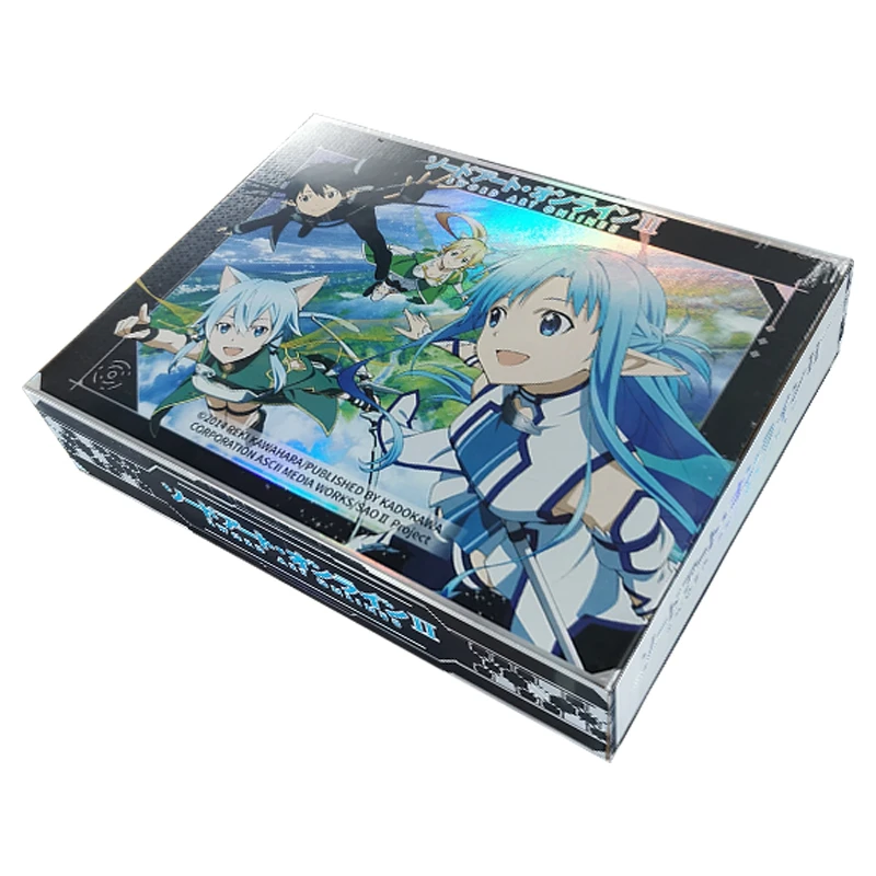 

New Sword Art Online Janpanese Anime Special Offer Collection Cards Booster Box Table Playing Game Board Card Child Kid Toy Gift