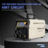 KaibinLunte 140Amp MIG Welder Gasless 110V/220V Dual Voltage  Flux Core MIG /TIG/MMA 3 in 1 Welding Machine 4