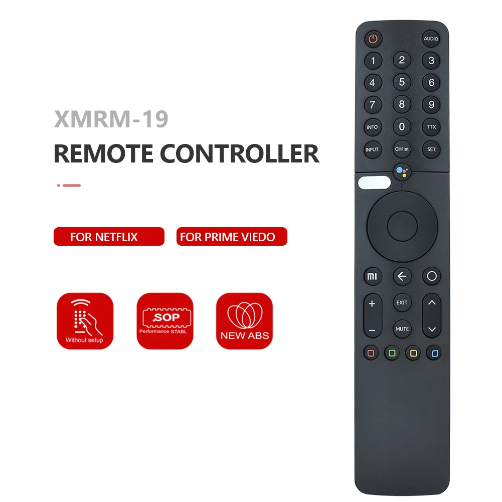 Mando TV por voz para Xiaomi MI P1 Q1 TV, XMRM-19, L32M6-6AEU