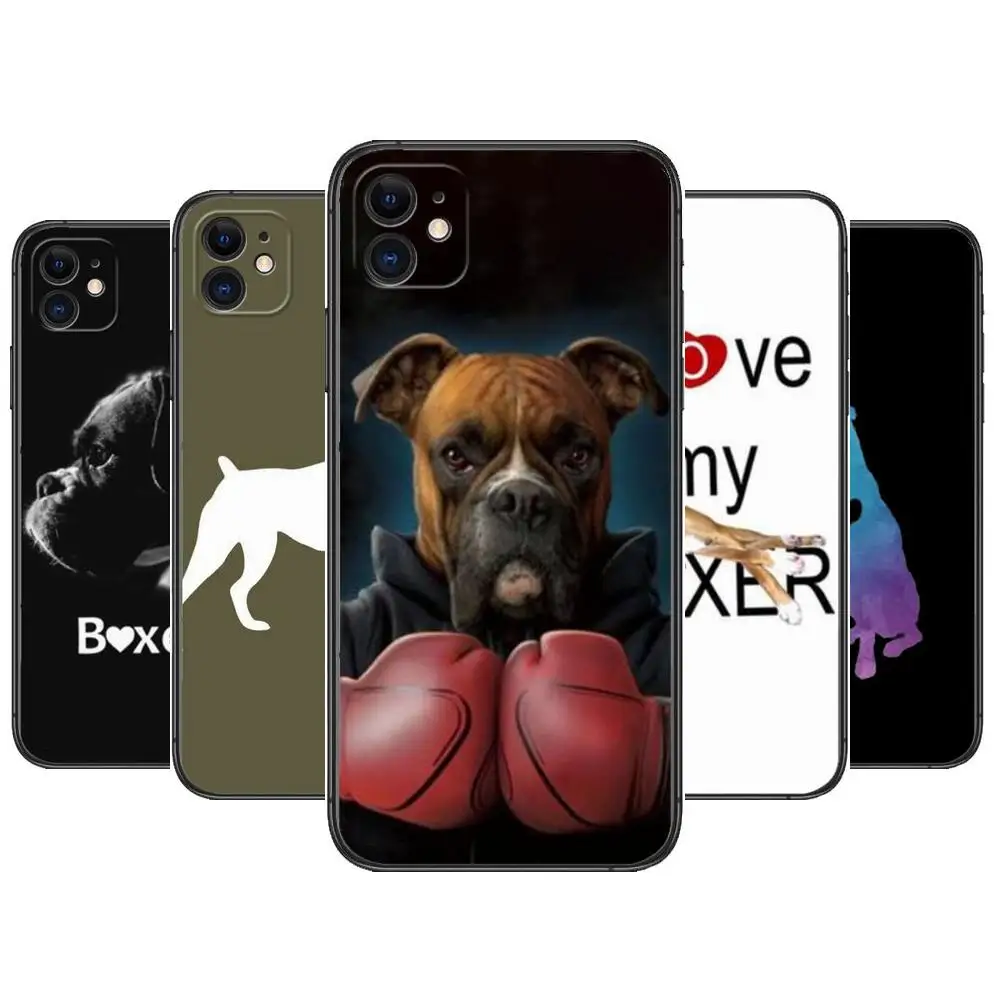 

Boxer Dog Phone Cases For iphone 13 Pro Max case 12 11 Pro Max 8 PLUS 7PLUS 6S XR X XS 6 mini se mobile cell