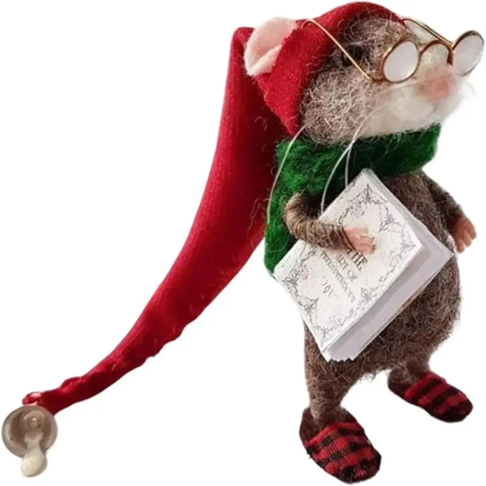 Needle Felted Mouse Ornament 3