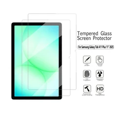 Premium Tempered Glass Screen Protector for 11 - Inch Tablets - Anti - Scratch Film (2P - Tab A11 Plus 2025)