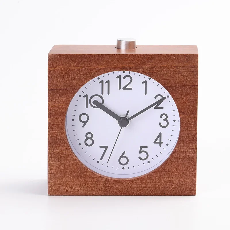 

Часы-Будильник в винтажном стиле, настольные бесшумные часы в стиле ретро для спальни, круглые декоративные прикроватные столики для гостиной