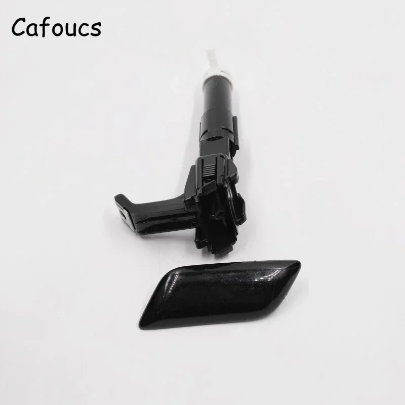 Cafoucs Headlight Washer Nozzle Cover and Water Spray Jet Bracket For Toyota Camry ASV50 AVV50 ACV51 2012-2014