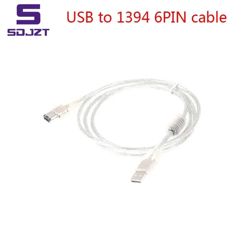 

1 X Firewire IEEE 1394 6-контактный штекер-USB 2,0 штекер адаптер конвертер кабель Шнур