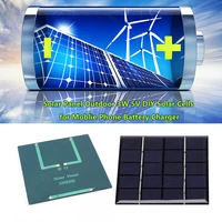 Chargeur de panneau solaire portable, cellules photovoltaïques pour lumière solaire, batterie 3.7V, chargeur de téléphone 3-5V, 3W, 5V 4