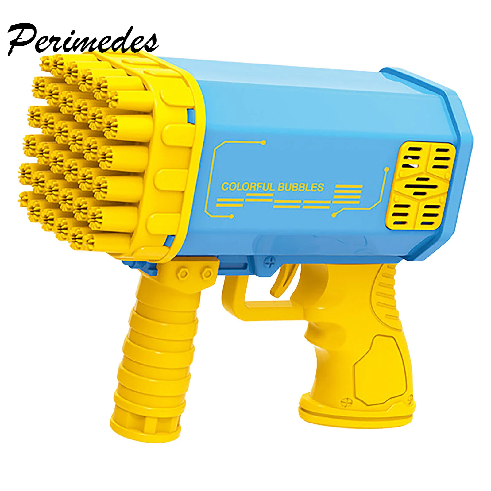 

Пузырчатая пузырчатая машина для детей с 36 отверстиями, автоматический пистолет-Базука для пузырей светильник кой, электрическая пузырчатая игрушка для детей, распылитель для вечеринки