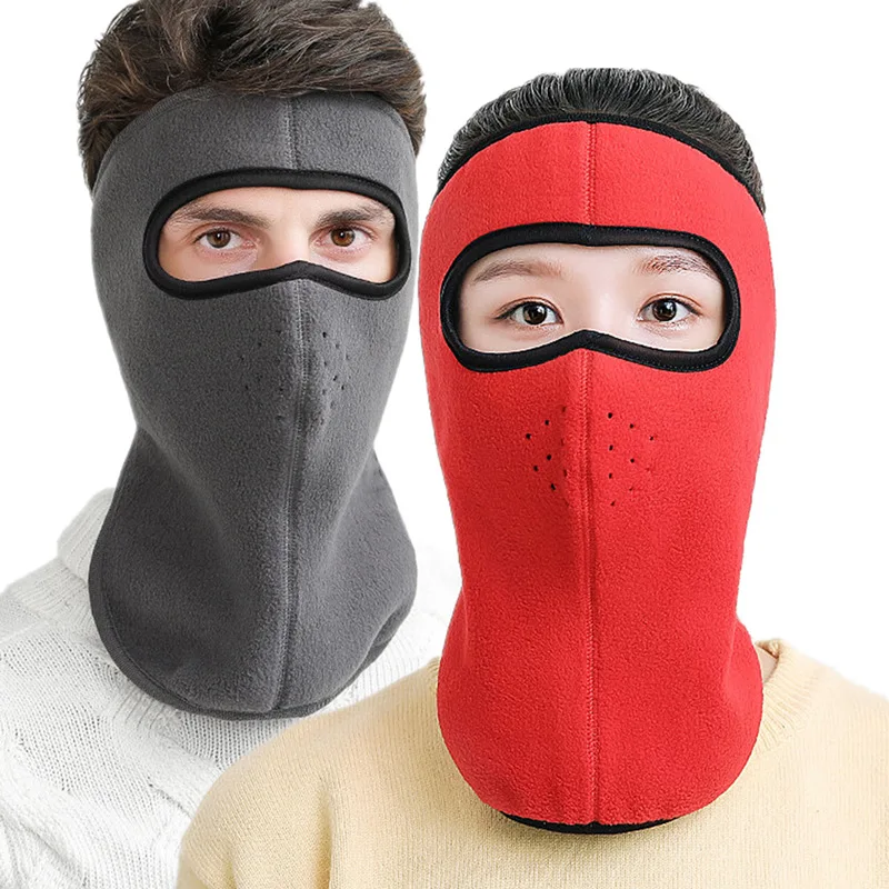 

Winter Cycling Full Face Mask Outdoor Sports Feleece Breathable Warm Mask Bicycle Hiking Scarf Adjustable Snowboard Ski Mask