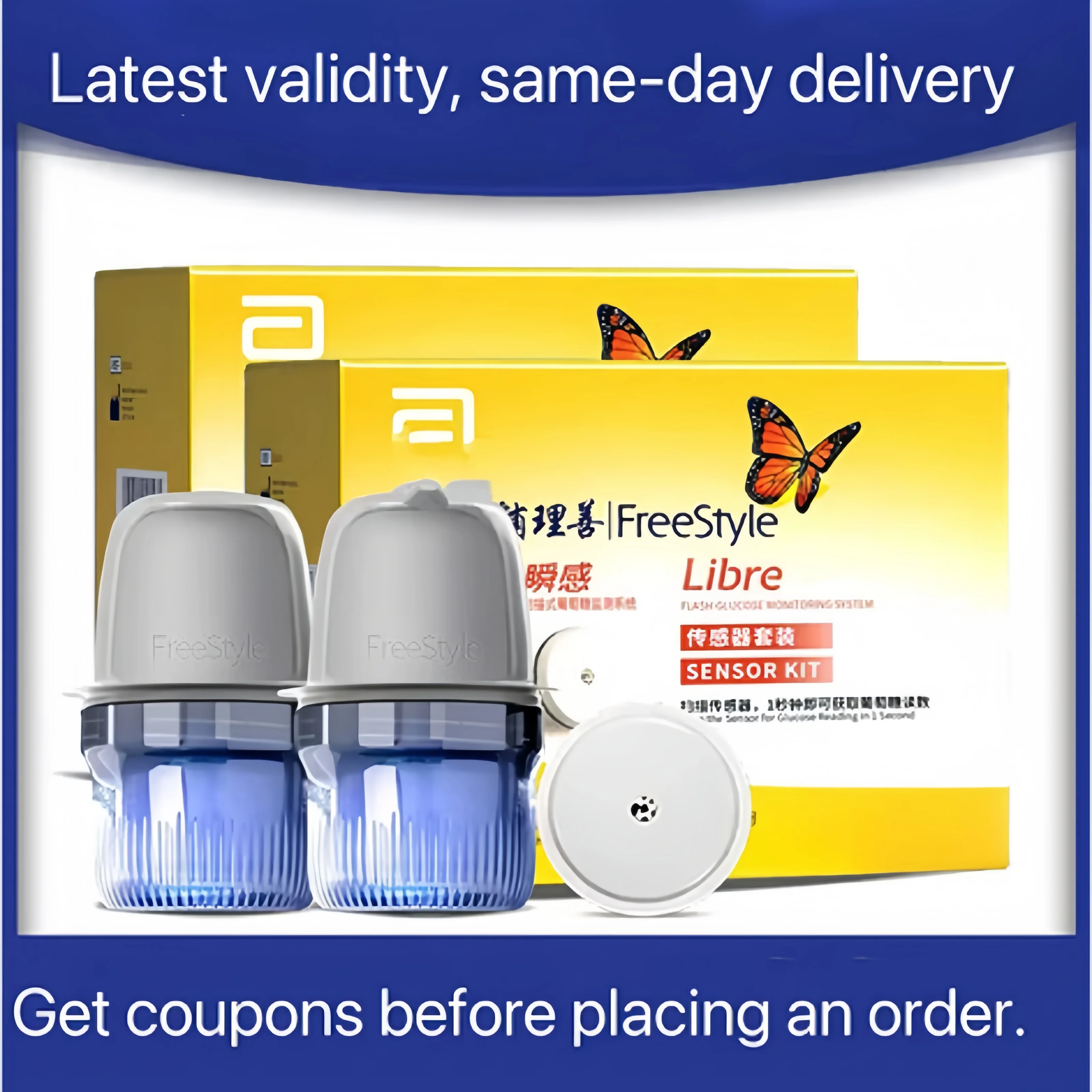 Freestyle Libre 24-hour real-time blood glucose monitoring diabetes sensor scanner non-invasive blood glucose meter blood glucose monitor,blood test meter