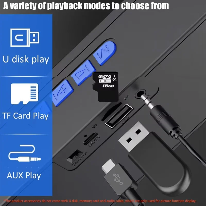 Multifunctional S18 Wireless Creative Bluetooth Smart Speaker With Mic Mobile Phone Audio Computer Subwoofer Outdoor Card Radio