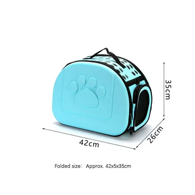 EVA material quality Travel Pet Bag Cat Flower Carriers Bags  Folding Small Dog Outdoor Shoulder Bag Folding Cats Carrying 4