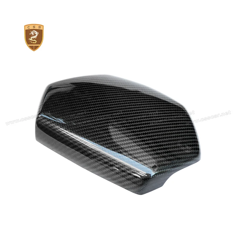 LP700 LP720 LP750 OEM 스타일 카시트 백 Lamborghini Aventador 용 고품질 건식 탄소 섬유 시트 백 보호 커버