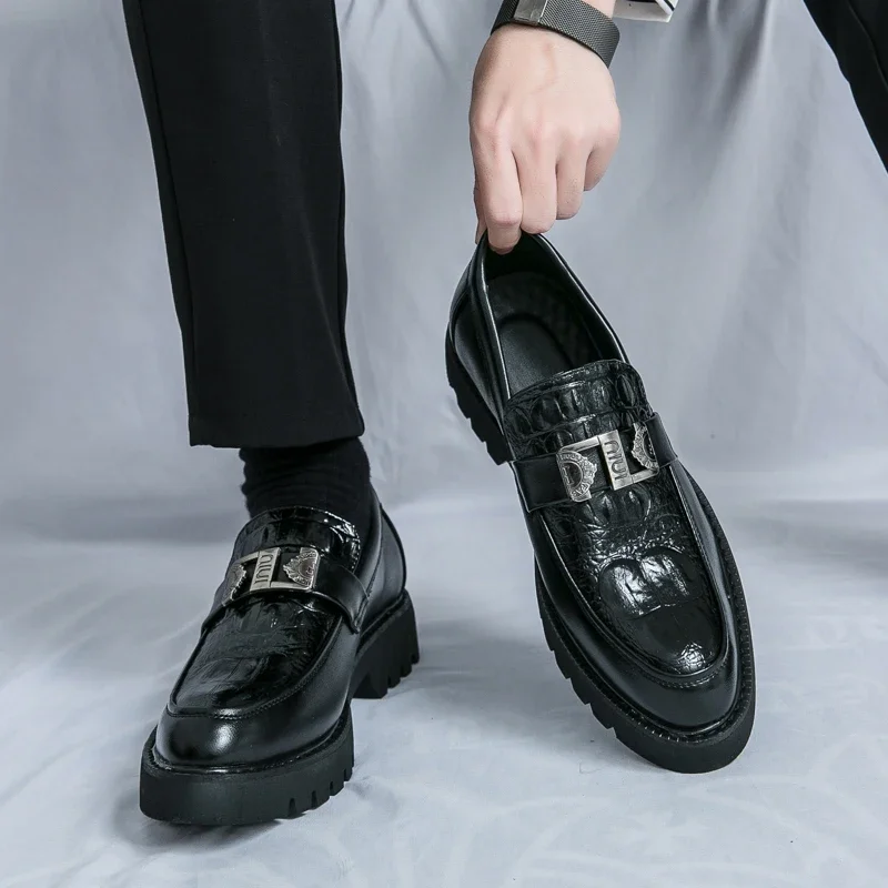 S5afda1094a7942d4a14d8ca93c74d7c2D Stylish VIPOL White Loafers for Men Slip-On Dress Shoes for Parties